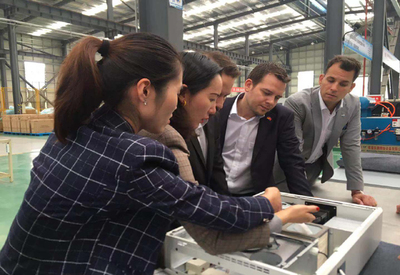 热烈欢迎德国get Air公司代表莅临中科睿赛考察交流